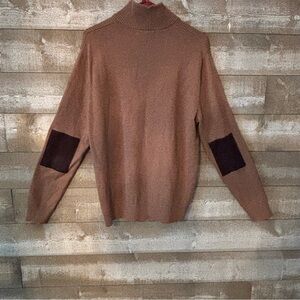 Banana Republic Tan Zip-Up Sweater